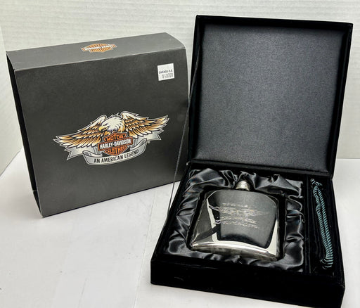 2005 Harley Davidson Limited Edition Sterling Silver .925 Flask 218g with Box   - TvMovieCards.com