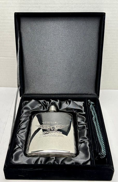 2005 Harley Davidson Limited Edition Sterling Silver .925 Flask 218g with Box   - TvMovieCards.com