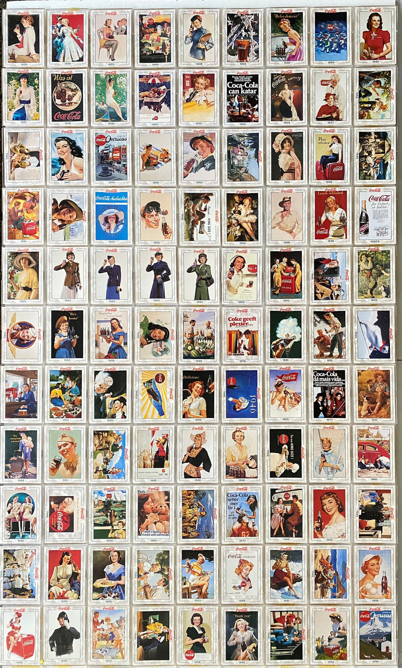 Coca-Cola Collection Series 2 Base Card Set 100 Cards Collect-a-Card 1994   - TvMovieCards.com