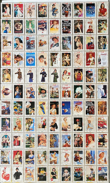 Coca-Cola Collection Series 2 Base Card Set 100 Cards Collect-a-Card 1994   - TvMovieCards.com