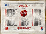Coca-Cola Collection Series 2 Base Card Set 100 Cards Collect-a-Card 1994   - TvMovieCards.com