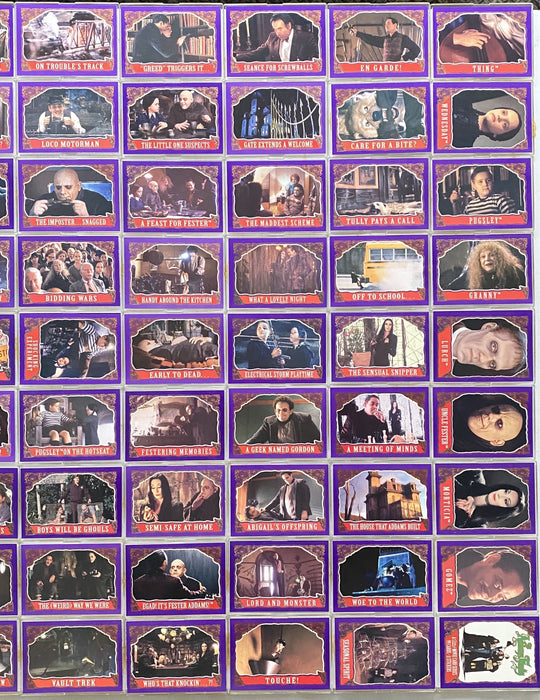 1991 Addams Family Movie Trading Card Base Set 99 Cards + 11 Sticker Card Set   - TvMovieCards.com