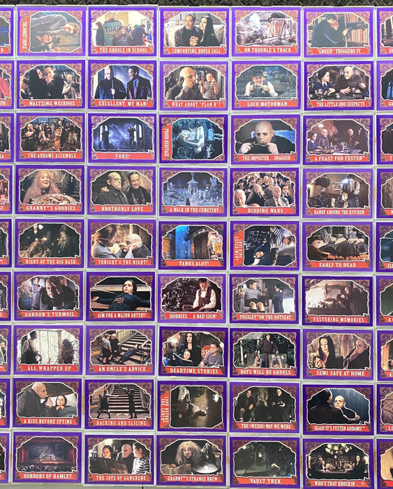 1991 Addams Family Movie Trading Card Base Set 99 Cards + 11 Sticker Card Set   - TvMovieCards.com