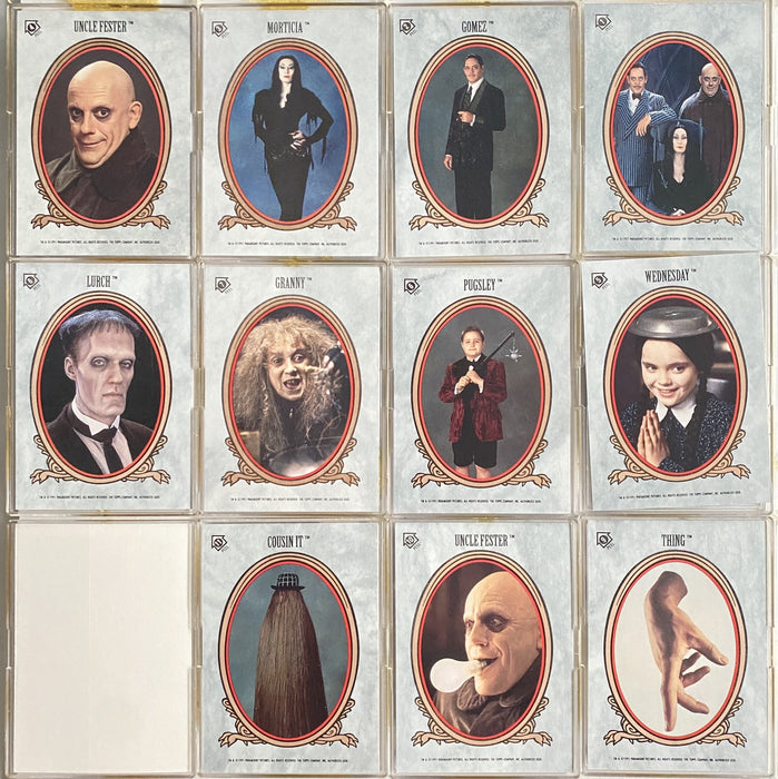 1991 Addams Family Movie Trading Card Base Set 99 Cards + 11 Sticker Card Set   - TvMovieCards.com