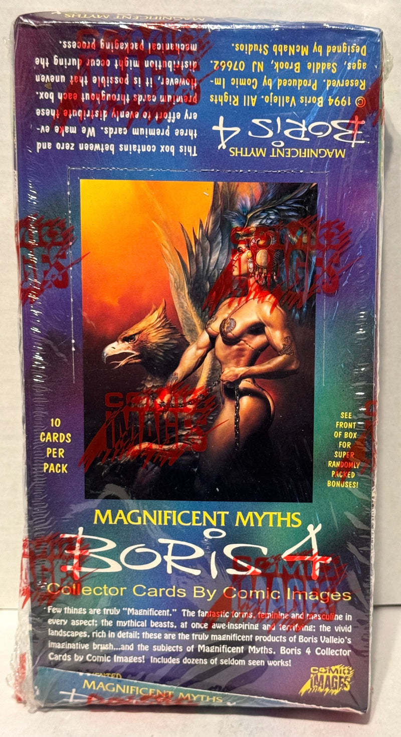 1994 Boris Series 4 Magnificent Myths Trading Card Box Comic Images 48 CT Sealed - TvMovieCards.com