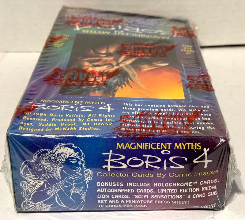 1994 Boris Series 4 Magnificent Myths Trading Card Box Comic Images 48 CT Sealed - TvMovieCards.com
