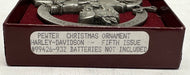 1992 Harley Davidson Pewter Holiday Ornament 5th Issue Christmas 99426-93z   - TvMovieCards.com