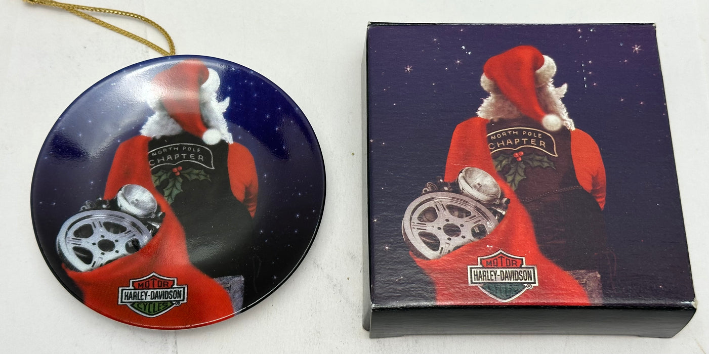 2003 Harley Davidson Ornament Mini Plate - Santa 97932-03V   - TvMovieCards.com