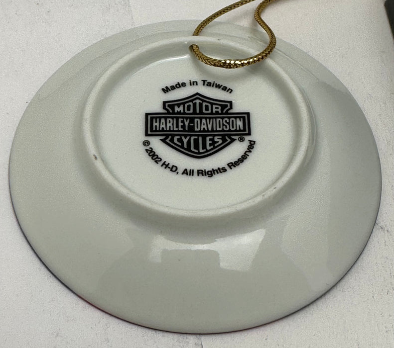 2003 Harley Davidson Ornament Mini Plate - Santa 97932-03V   - TvMovieCards.com