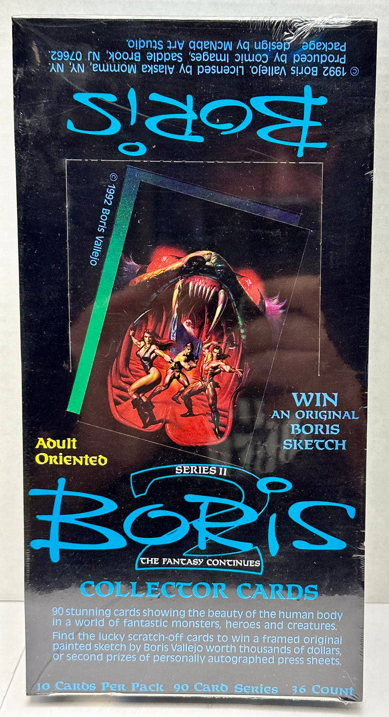 1995 Boris Series II 2 Two Trading Card Box Comic Images 36 CT Factory Sealed   - TvMovieCards.com