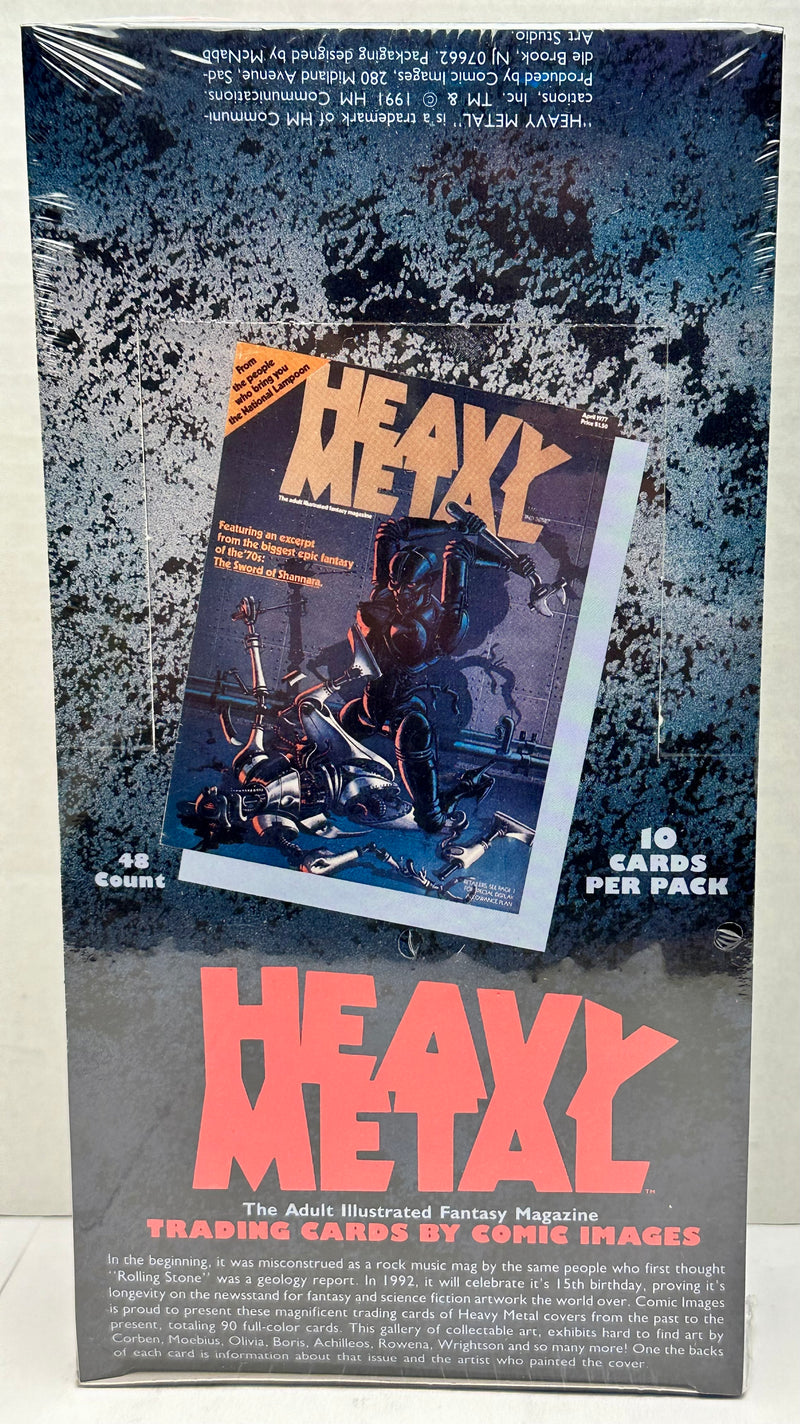 Heavy Metal The Art of Heavy Metal Magazine Covers Trading Card Box 48 Packs   - TvMovieCards.com