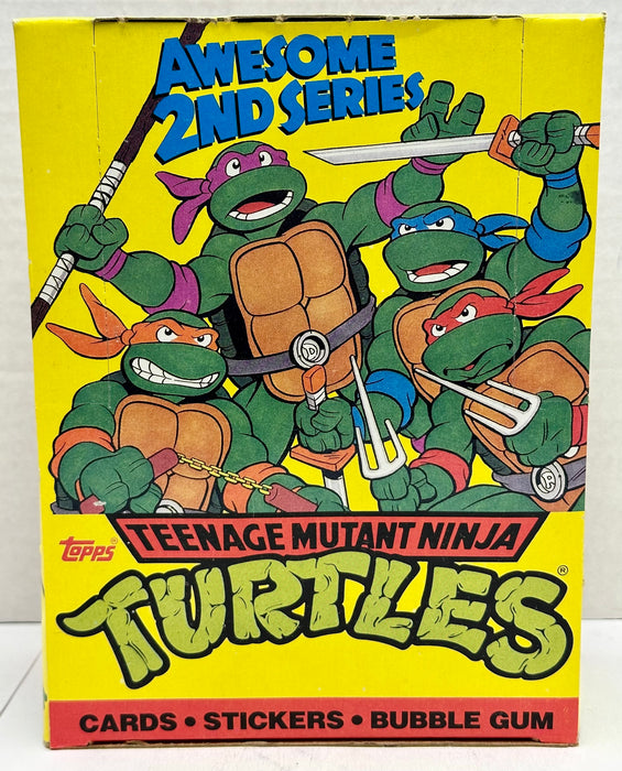 Teenage Mutant Ninja Turtles Cartoon 2nd Series Vintage Card Box 48 Packs Topps   - TvMovieCards.com