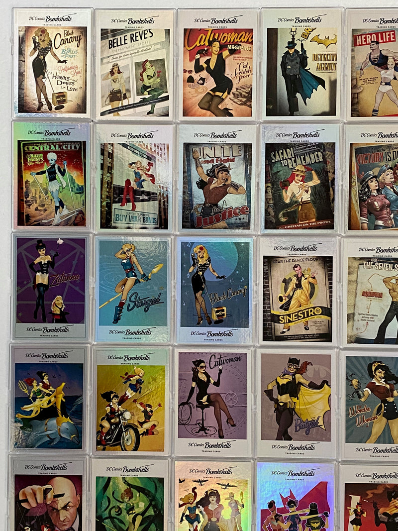 2017 DC Comics Bombshells Rainbow Foil Parallel Base/Chase (100) Card Set   - TvMovieCards.com