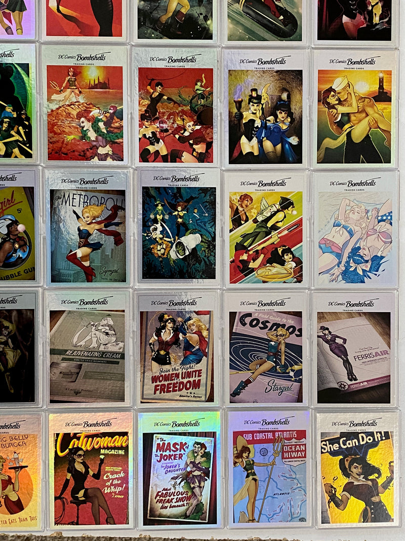 2017 DC Comics Bombshells Rainbow Foil Parallel Base/Chase (100) Card Set   - TvMovieCards.com