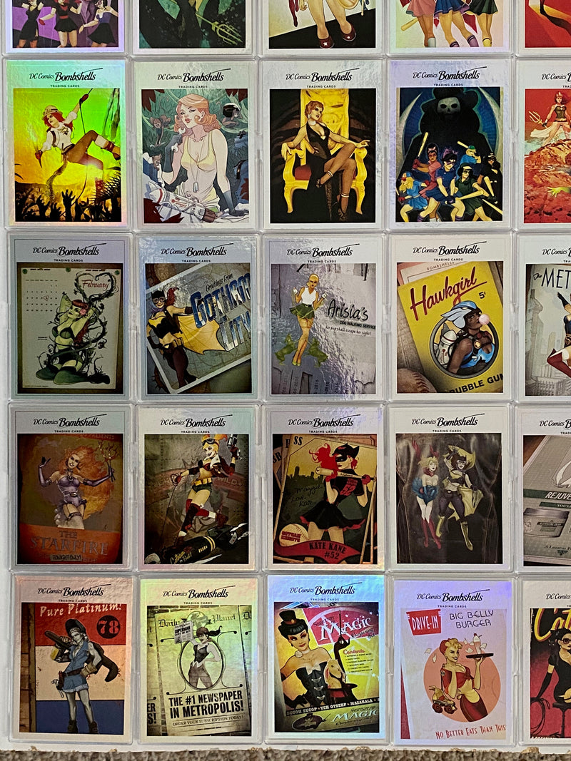 2017 DC Comics Bombshells Rainbow Foil Parallel Base/Chase (100) Card Set   - TvMovieCards.com