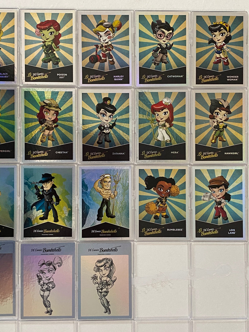 2017 DC Comics Bombshells Rainbow Foil Parallel Base/Chase (100) Card Set   - TvMovieCards.com
