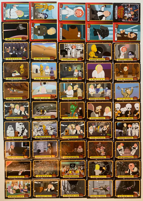 Family Guy Episode IV A New Hope (Star Wars) Card Set 50 cards Inkworks 2008   - TvMovieCards.com