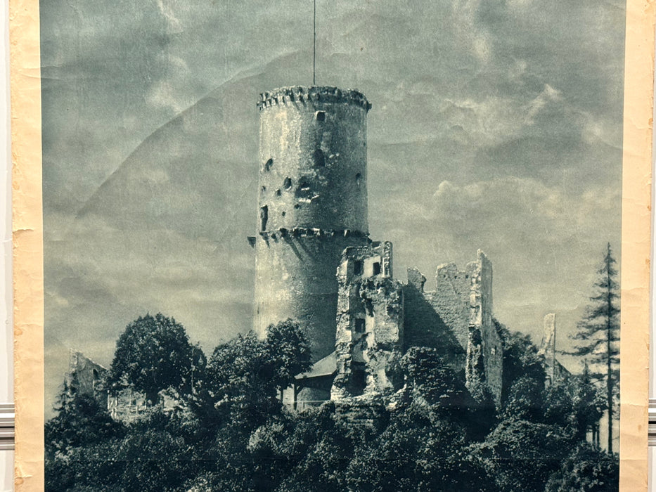 1930s Germany Original Travel Tourism Poster Godesburg Castle 19x29 - TvMovieCards.com