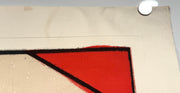 1987 Bertrand LAVIER "Untitled Modern Painting 3" Art Etching On Paper 40x53" - TvMovieCards.com