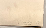 1987 Bertrand LAVIER "Untitled Modern Painting 3" Art Etching On Paper 40x53" - TvMovieCards.com