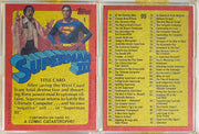 1983 Superman 3 Movie Vintage Base Card Set 99 Cards Topps - TvMovieCards.com