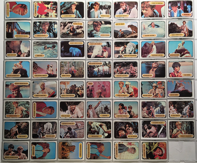Vintage 1967 Topps "Maya: Mysteries of India" Complete 55-Card Set - Near Mint/E - TvMovieCards.com