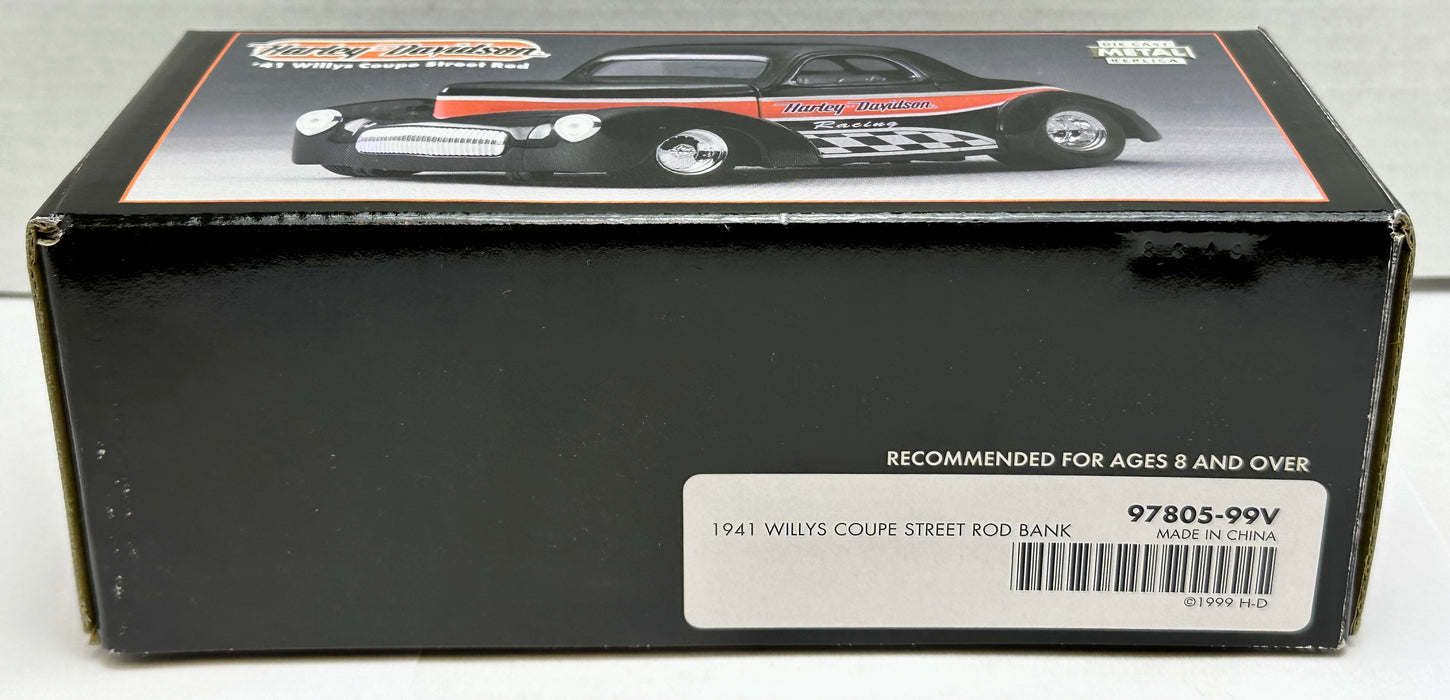 Harley Davidson Diecast Bank 1941 Willys Coupe Street Rod 97805-99V NIB   - TvMovieCards.com