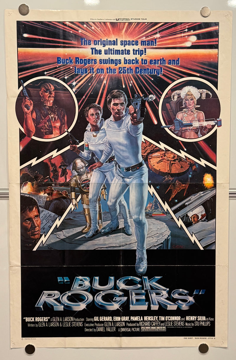 1979 Buck Rogers Original Style B 1SH Movie Poster 27 x 41 Gil Gerard Erin Gray - TvMovieCards.com