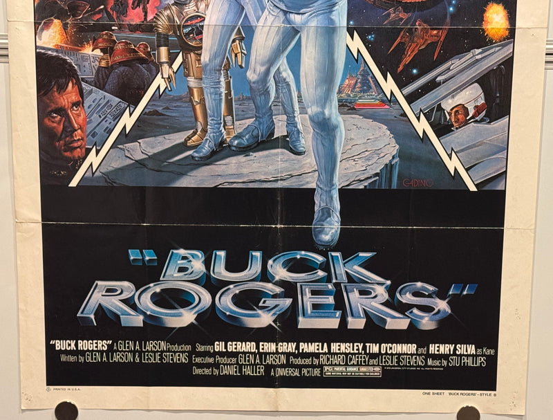 1979 Buck Rogers Original Style B 1SH Movie Poster 27 x 41 Gil Gerard Erin Gray - TvMovieCards.com