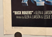 1979 Buck Rogers Original Style B 1SH Movie Poster 27 x 41 Gil Gerard Erin Gray - TvMovieCards.com