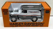 Harley Davidson Diecast 1953 Jeep Custom Panel Truck Chicago HD 97898-00VC NIB   - TvMovieCards.com