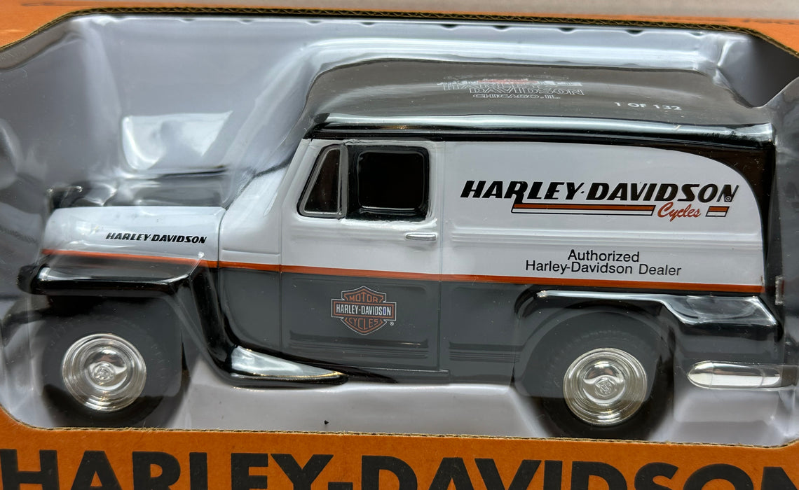 Harley Davidson Diecast 1953 Jeep Custom Panel Truck Chicago HD 97898-00VC NIB   - TvMovieCards.com