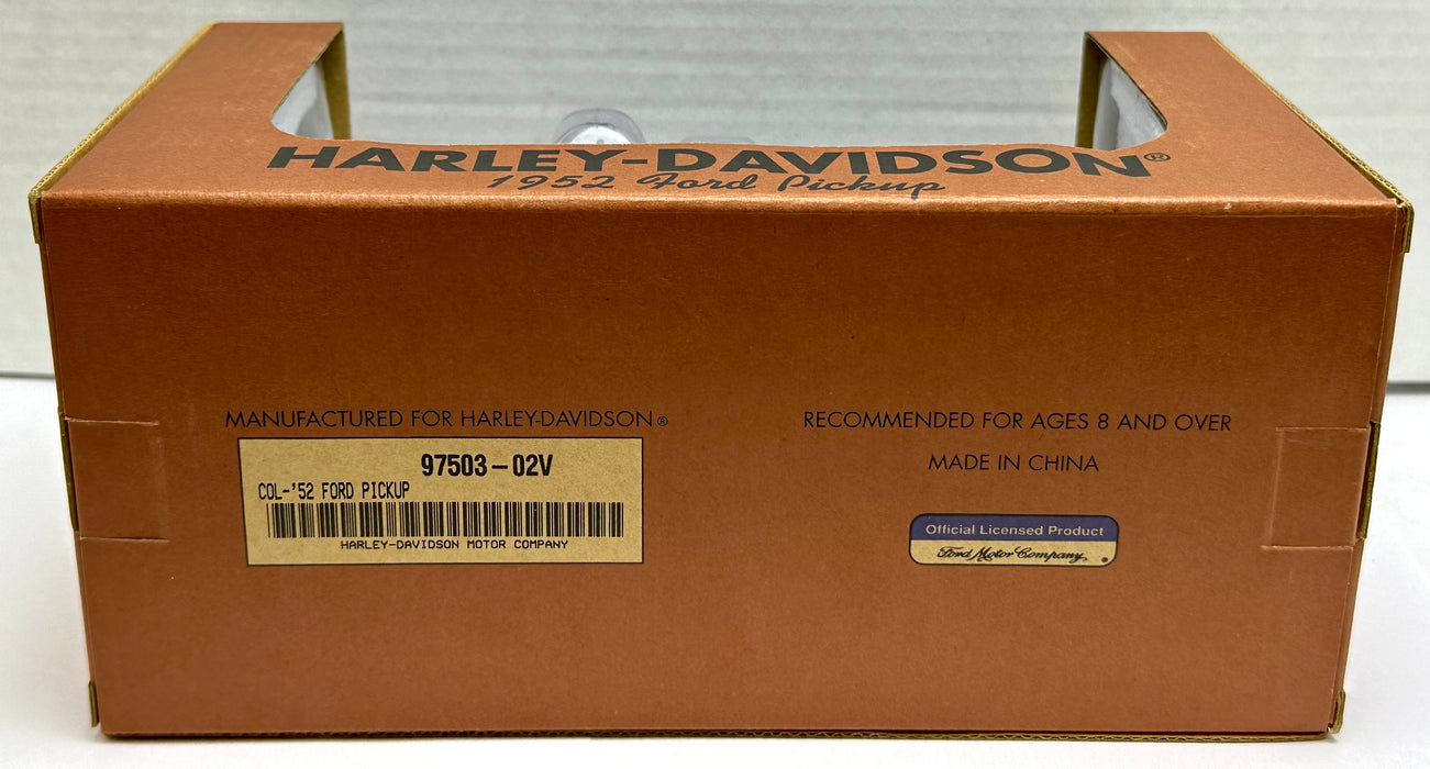 Harley Davidson Diecast 1952 Ford Pickup Truck Chicago HD 97503-02V NIB   - TvMovieCards.com