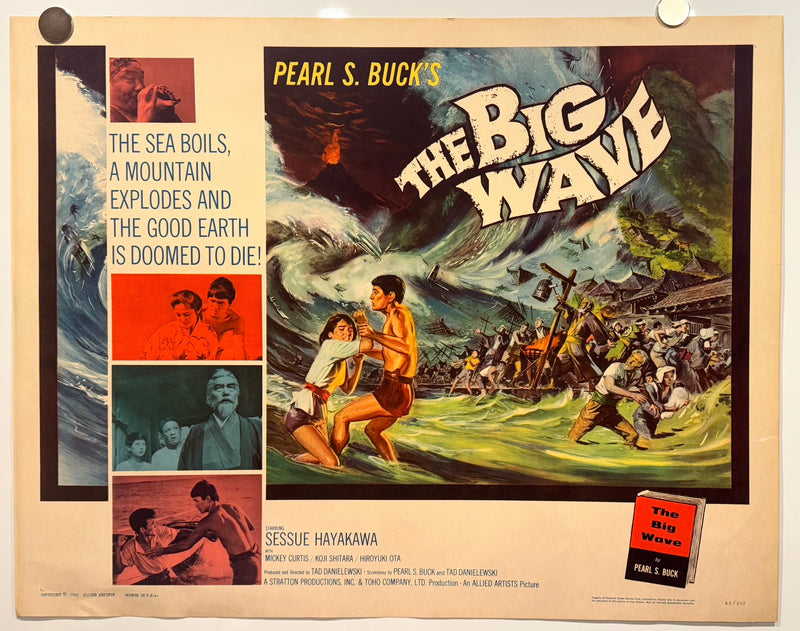1962 The Big Wave 1/2 Half Sheet Movie Poster 22 x 28 Sessue Hayakawa - TvMovieCards.com
