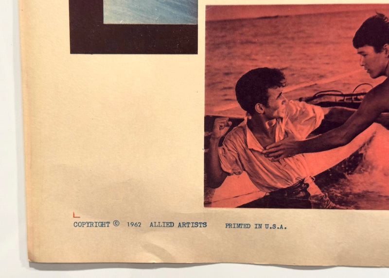 1962 The Big Wave 1/2 Half Sheet Movie Poster 22 x 28 Sessue Hayakawa - TvMovieCards.com