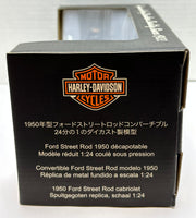 Harley Davidson Diecast 1950 Ford Street Rod Convertible 96821-07V NIB   - TvMovieCards.com