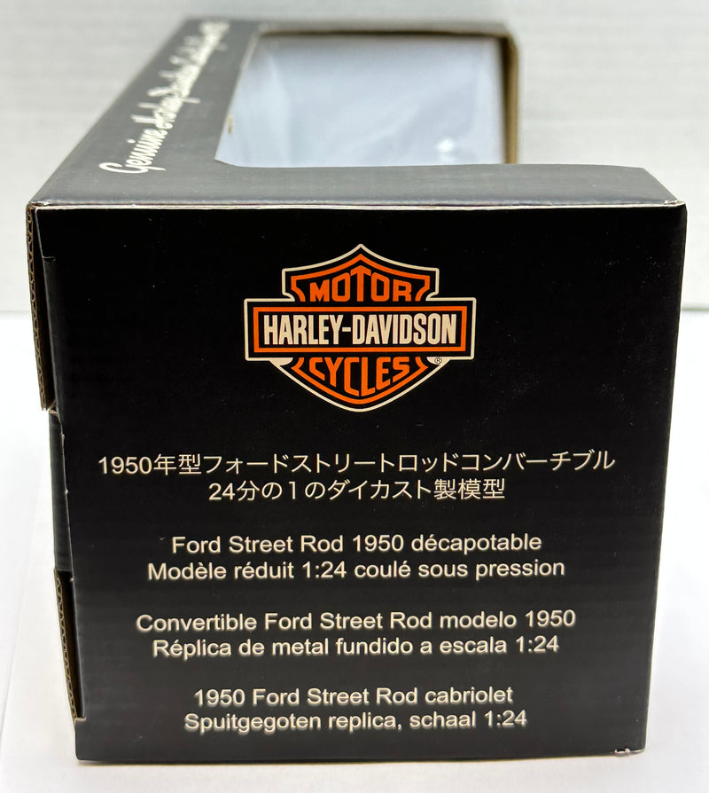 Harley Davidson Diecast 1950 Ford Street Rod Convertible 96821-07V NIB   - TvMovieCards.com