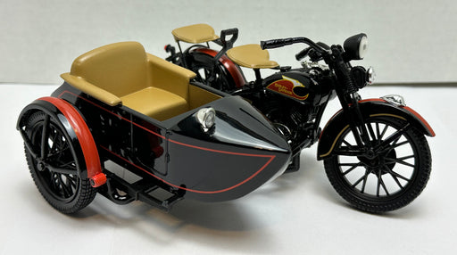 Harley Davidson 1933 Black Motorcycle Sidecar Coin Bank 1/12 Diecast 99198-94V   - TvMovieCards.com