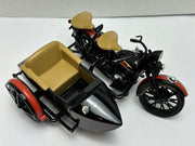 Harley Davidson 1933 Black Motorcycle Sidecar Coin Bank 1/12 Diecast 99198-94V   - TvMovieCards.com