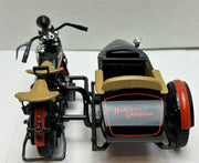 Harley Davidson 1933 Black Motorcycle Sidecar Coin Bank 1/12 Diecast 99198-94V   - TvMovieCards.com