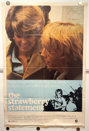 1970 The Strawberry Statement Original 1SH Movie Poster 27x41 Bruce Davison - TvMovieCards.com