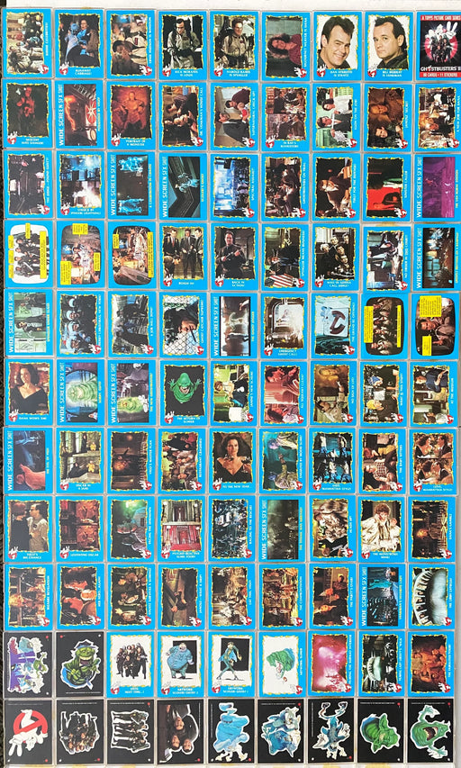 1989 Ghostbusters II Movie Base Trading Card Set 88 + 11 Sticker Cards Topps   - TvMovieCards.com