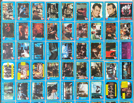 1989 Ghostbusters II Movie Base Trading Card Set 88 + 11 Sticker Cards Topps   - TvMovieCards.com
