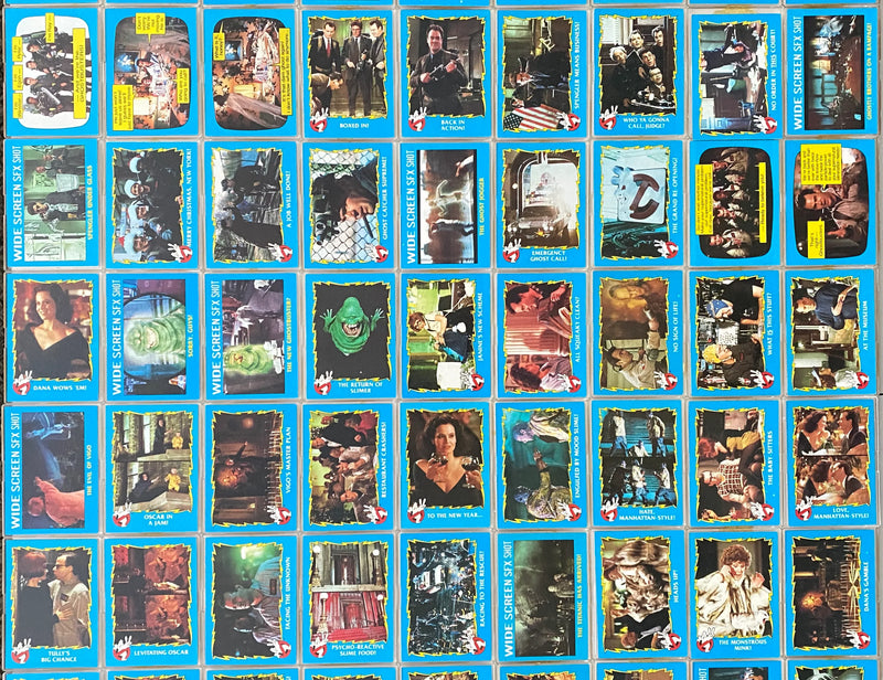 1989 Ghostbusters II Movie Base Trading Card Set 88 + 11 Sticker Cards Topps   - TvMovieCards.com