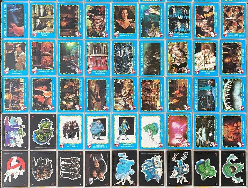1989 Ghostbusters II Movie Base Trading Card Set 88 + 11 Sticker Cards Topps   - TvMovieCards.com