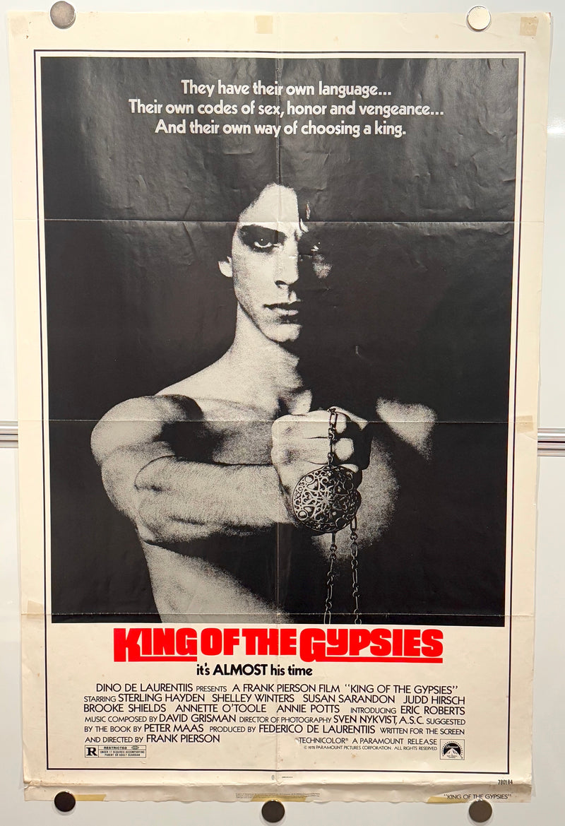 1978 King of the Gypsies Original 1SH Movie Poster 27x41 Eric Roberts Judd Hirsc - TvMovieCards.com