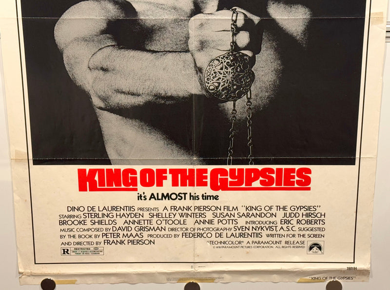 1978 King of the Gypsies Original 1SH Movie Poster 27x41 Eric Roberts Judd Hirsc - TvMovieCards.com