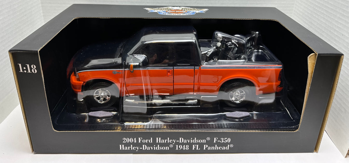 ミニカー Maisto 2004 Ford F-350 Harley-Davidson Amazon | Maisto 1:18シリーズ ハーレーダヴィッドソン 2004 フォード