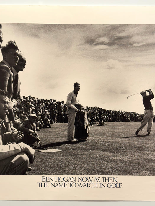 Ben Hogan "The Name To Watch In Golf" 1953 British Open Poster 24 x 33 - TvMovieCards.com