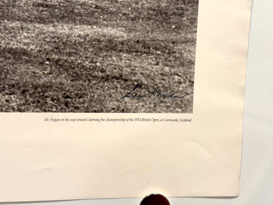 Ben Hogan "The Name To Watch In Golf" 1953 British Open Poster 24 x 33 - TvMovieCards.com